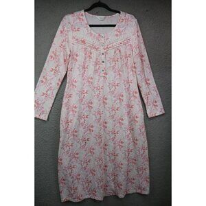 Yozly Long Sleeve Long Nightgown-Size Small-Pockets